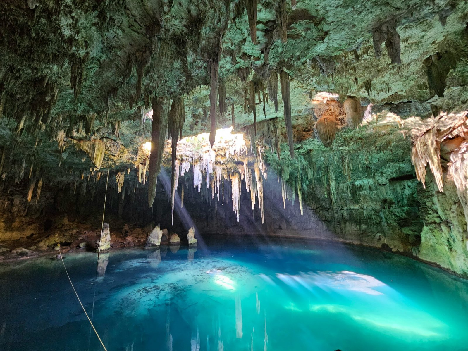 Cenote swimming experience near Cancun, Mexico