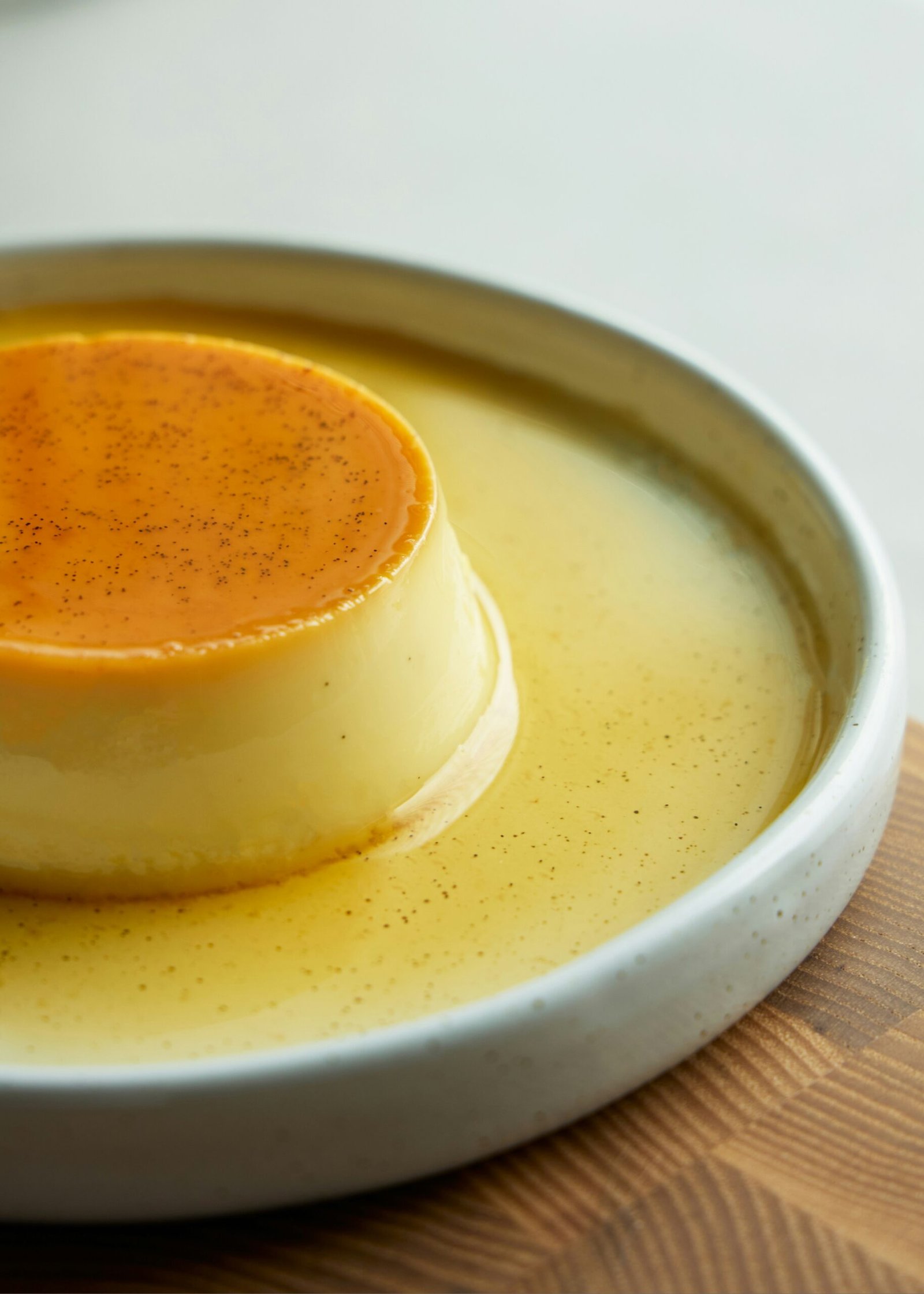 Mexican flan with caramel