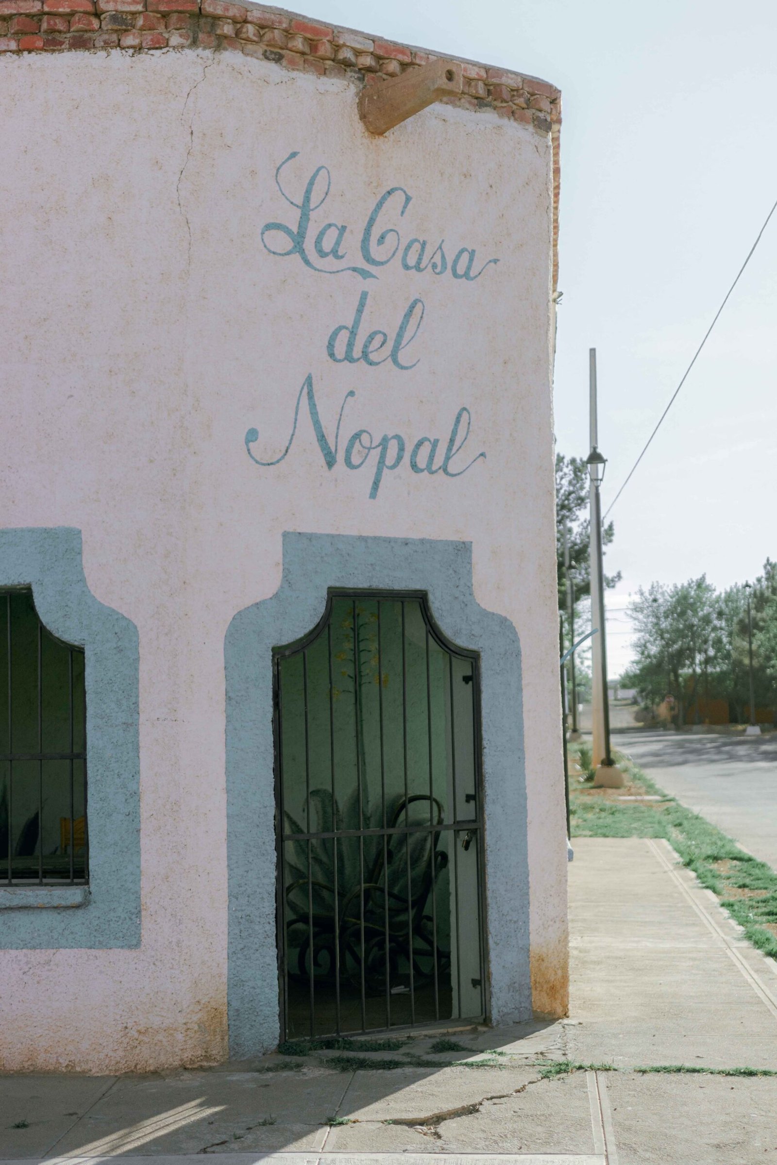 Casa del Nopal facade in Chihuahua