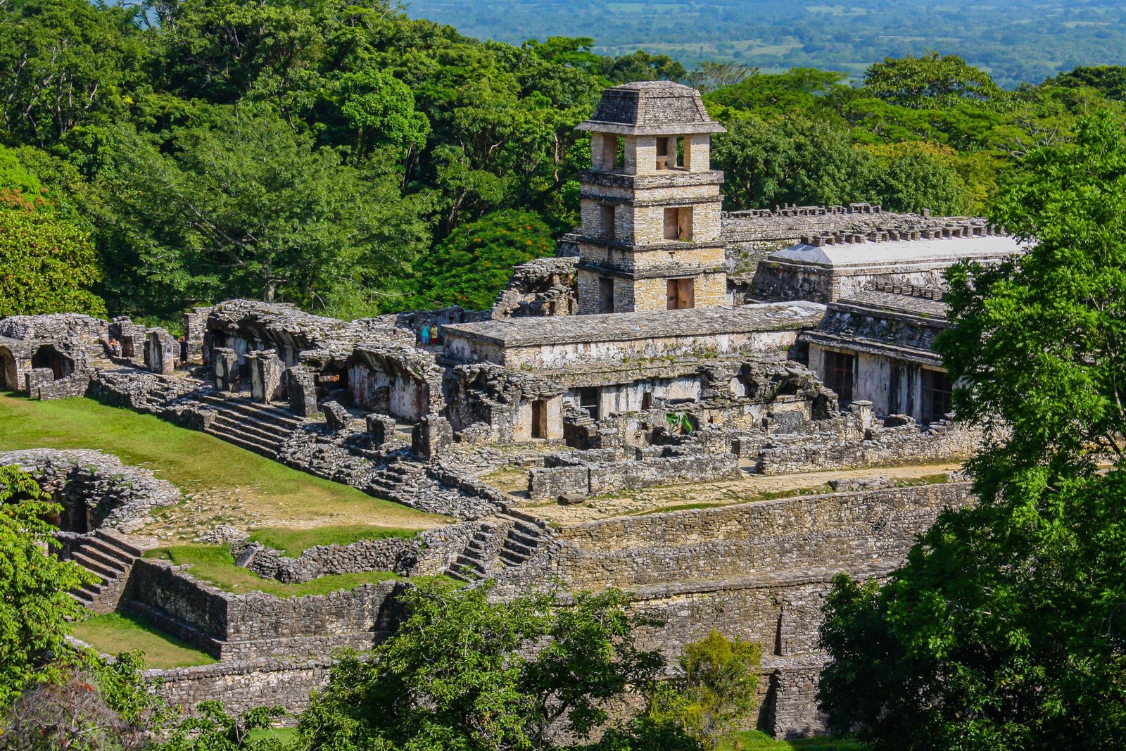 Ancient Maya archaeological ruins in Mexico