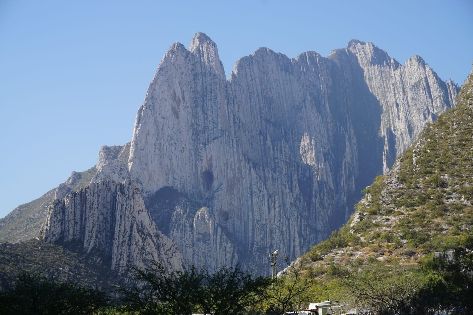 Mountain scenery near Chipinque in Monterrey