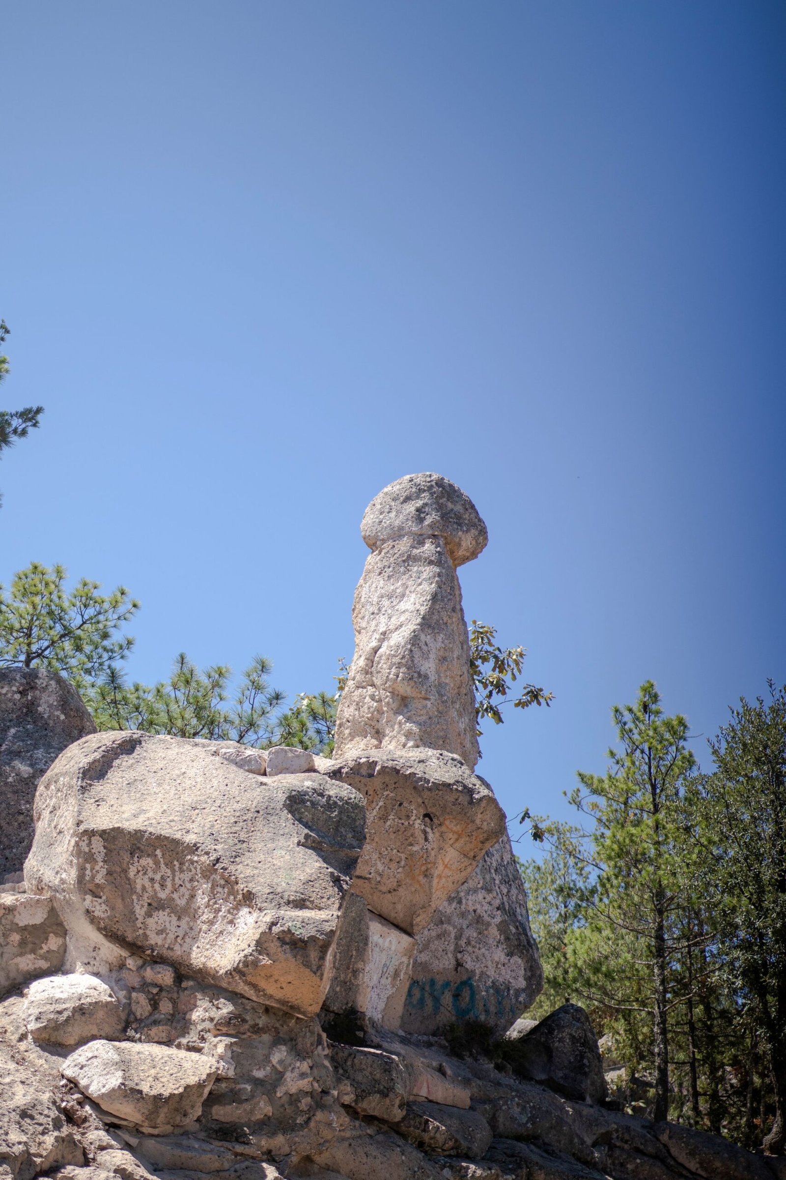Rock formation in the Chihuahua highlands