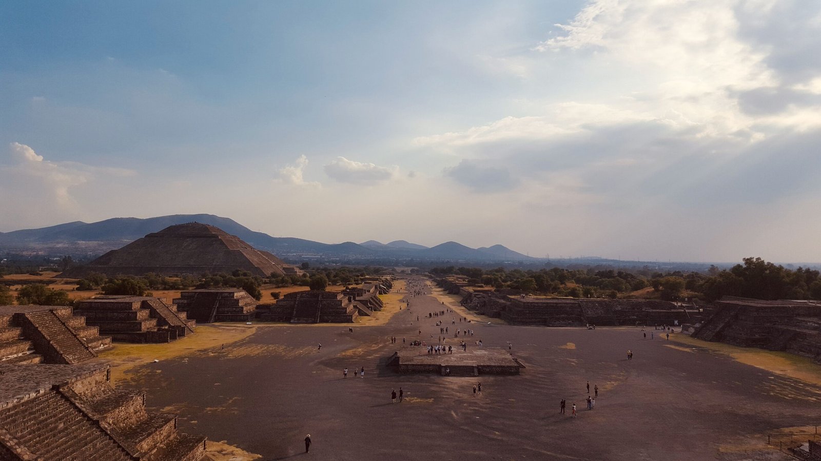 Teotihuacan ruins and archaeological landscape