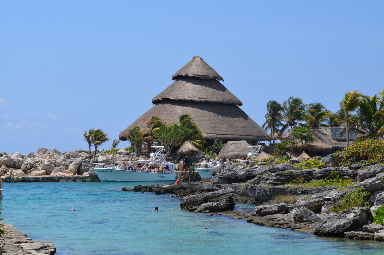 Xcaret eco-archaeological park near Cancun and the Riviera Maya